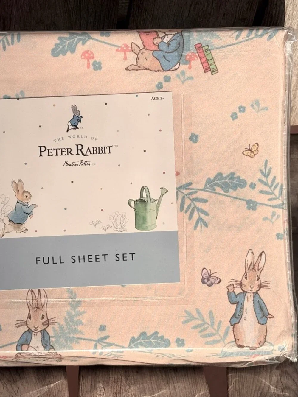 NEW The World of Peter Rabbit Beatrix Potter Kid's FULL Size Sheet Set